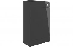 Purity Collection Volti 500mm Floor Standing Toilet Unit - Anthracite Gloss