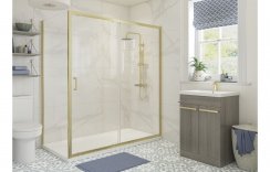 Purity Collection Classica 800mm Side Panel - Brushed Brass