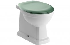 Purity Collection Chateau Back To Wall Toilet & Sage Green Soft Close Seat