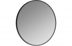 Purity Collection Kento 600mm Round Mirror - Matt Black