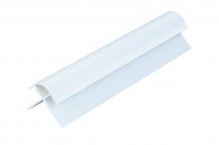 Zest Pvc External Corner Trims for Use with 1000/10mm Panels - 2400mm x 11mm - White