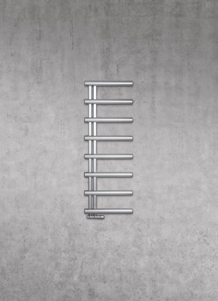 Zehnder Studio Collection Chime Towel Warmer 1760 x 500mm - Stainless Steel