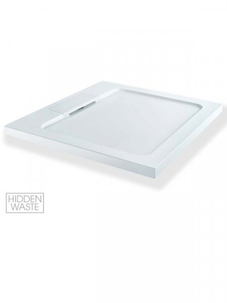 MX Expressions 760 x 760mm Square ABS Stone Shower Tray