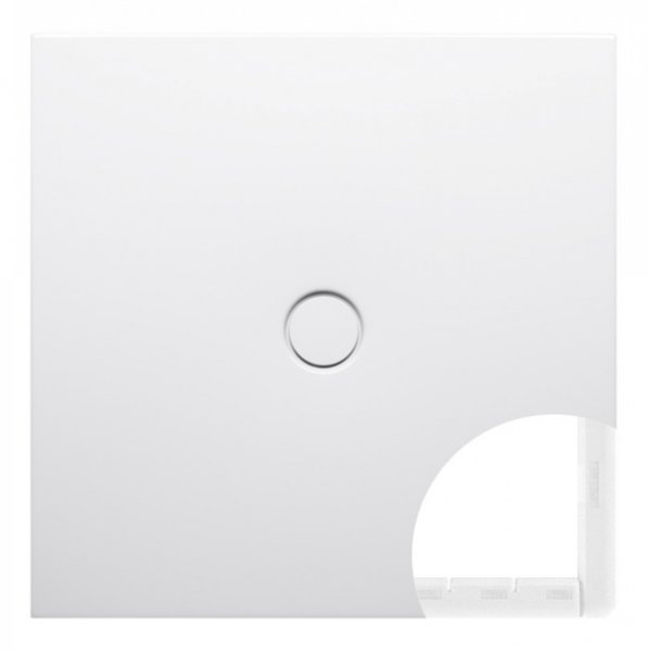 Bette Floor 1200 x 1200mm Square Shower Tray with T1 support - white