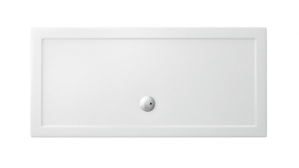 Zamori 1200 x 1000mm White Rectangle Shower Tray