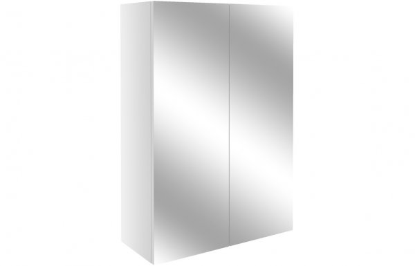 Purity Collection Aurora 500mm Mirrored Unit - White Gloss