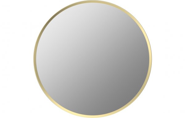 Purity Collection Kento 600mm Round Mirror - Brushed Brass