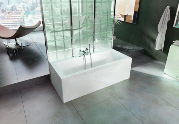 Britton Cleargreen Enviro 1700 x 800mm Double Ended Square Bath