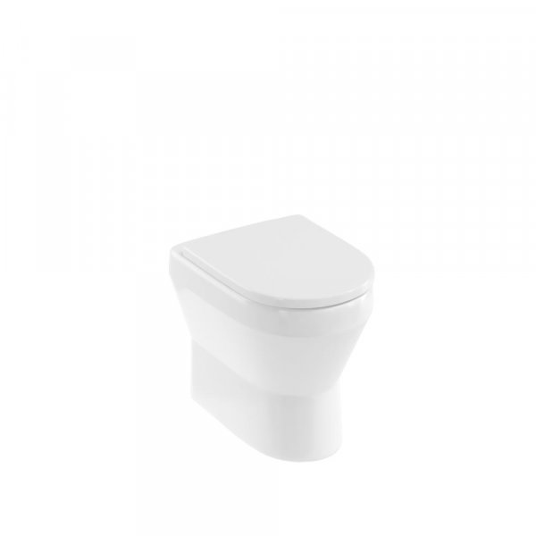 Britton Curve2 Rimless Back To Wall WC with Soft Close Seat