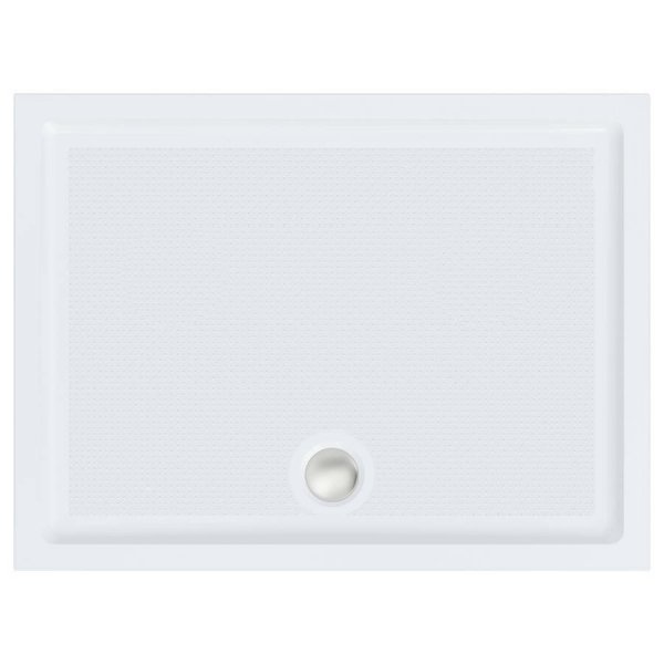 Roman Anti-Slip 1400 x 700mm White Rectangular Shower Tray