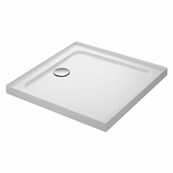 Mira Flight Low 760mm Square Shower Tray with 4 Upstands
