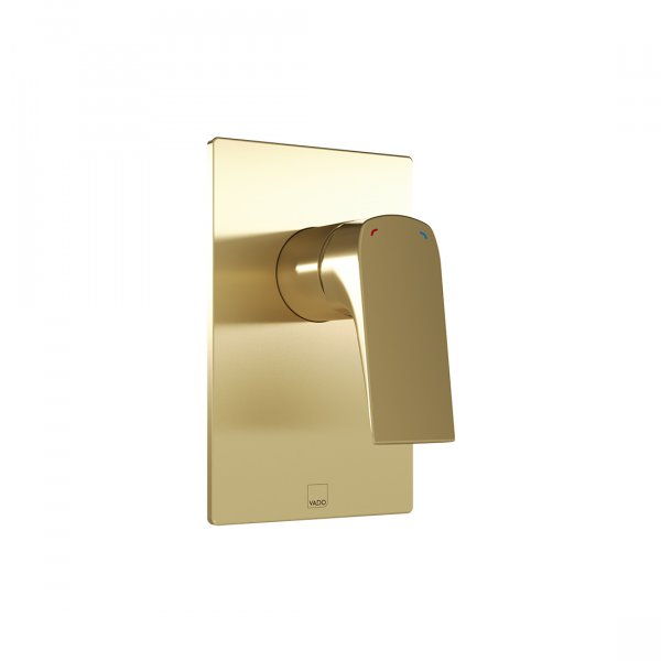 Vado Cameo Concealed 1 Outlet Manual Valve - Satin Brass