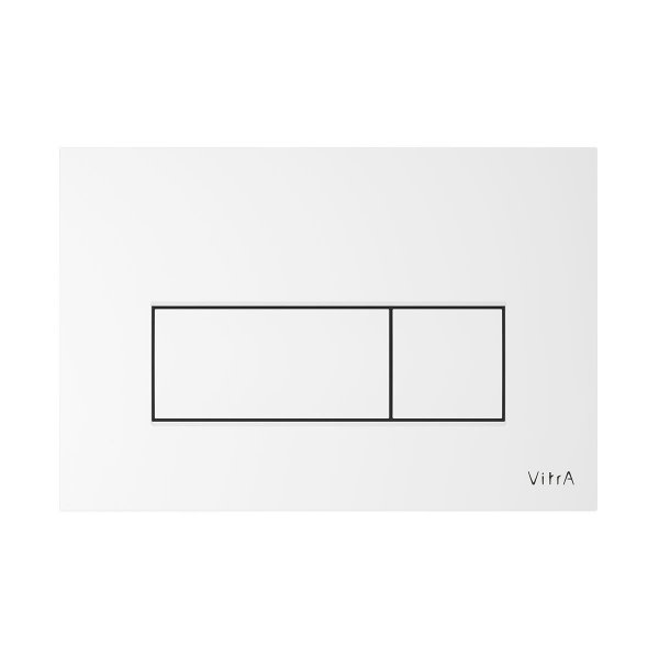 Vitra White Loop Square Panel Flush Plate