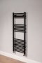 DQ Heating Essential 500 x 1200mm Ladder Rail with H+ Element - Matt Black