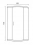 Spring 1200 x 800mm Single Door Offset Quadrant Shower Enclosure