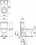 Laufen Pro Close Coupled WC Suite (Back-to-Wall)