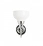Burlington Bathrooms Ornate Base Frosted Cup Glass Shade