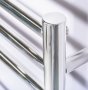 DQ Heating Siena 490 x 750mm Ladder Rail with H+ Element - Polished Stainless