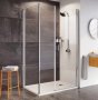 Roman Innov8 1500 x 800mm Pivot Door with In-line Panel and Side Panel