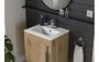 Purity Collection Elementi 510mm Wall Hung Unit Inc. Basin - Seville Oak