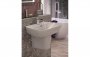 Purity Collection Calm 600x400mm 1 Tap Hole Basin & Full Pedestal