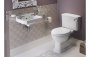 Purity Collection Chateau Back To Wall Toilet & Satin White Wood Effect Seat