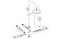 Purity Collection Carina Thermostatic Bar Mixer w/Riser & Overhead Kit - Chrome