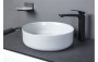 Purity Collection Opulent 355mm Ceramic Round Washbowl & Waste - Matt White