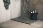 Ideal Standard i.life Ultra Flat S 1000 x 900mm Rectangular Shower Tray with Waste - Concrete Grey