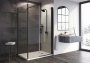 Roman Innov8 1200 x 800mm Pivot Door with In-line Panel and Side Panel