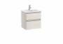 Roca The Gap Compact Nordic Ash 500mm 2 Drawer Vanity Unit with Basin