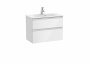 Roca The Gap Compact Gloss White 700mm 2 Drawer Vanity Unit with Basin