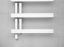 Zehnder Studio Collection Alban Towel Warmer 1380 x 500mm - Stainless Steel