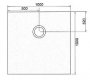 Novellini Timber Wet-Floor Kit 2 1000 x 1000mm Central