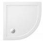 Zamori 900 x 900mm White Quadrant Shower Tray