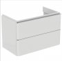 Ideal Standard Strada II 800mm Wall Hung White Gloss Washbasin Unit with 2 Drawers