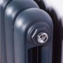 DQ Heating Cassius 1800 x 230mm Vertical Anthracite Radiator