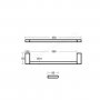 Ideal Standard Concept 45cm Towel Rail