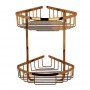 BC Designs Victrion Double Corner Shower Basket