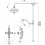 Tavistock Varsity Exposed Dual Function Shower System