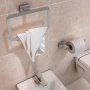 Origins Living Atena Chrome Open Toilet Roll Holder - Stock Clearance