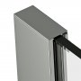 Dawn Minos 800mm Walk-In Panel with Wall Profile & Stabilising Bar - Chrome