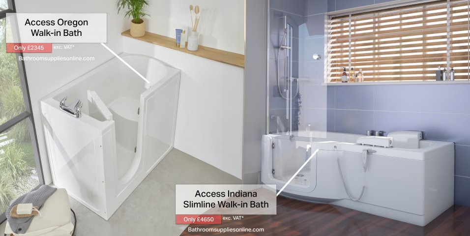 The Indiana and Oregon Walk-In Baths