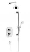 Heritage Glastonbury Recessed Shower with Fixed Head and Riser Kit