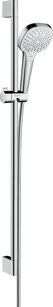 Hansgrohe Croma Select E Shower Set 110 Multi with Shower Rail 90cm - White/Chrome