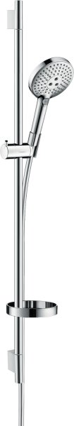 Hansgrohe Raindance Select S Shower Set 120 3jet with Shower Rail 90cm & Soap Dish - Chrome