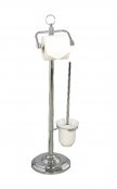 Miller Classic Freestanding Toilet Roll Holder and Toilet Brush