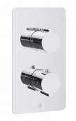 Just Taps Plus Curve Thermostatic Concealed 1 Outlet Shower Valve
