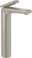 Villeroy & Boch Antao Tall Single-Lever Basin Mixer with Pop-Up Waste - Matt Brushed Nickel