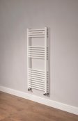 DQ Heating Essential 500 x 1200mm Ladder Rail with Essential Element - White Texture